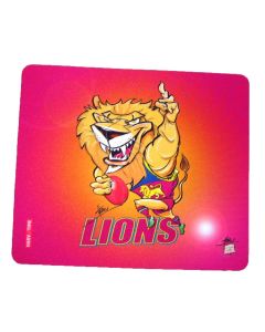 Lions Mascot Paul Harvey Design Mouse Mat 