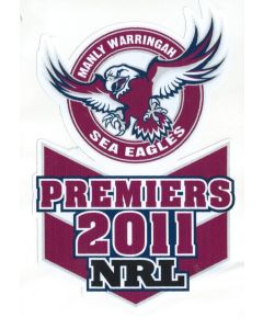 Manly Sea Eagles NRL 2011 Premiers Mini Decal Stickers