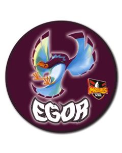 Manly Sea Eagles NRL Team Mascot Badge - Egor