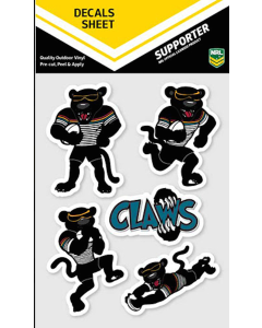 Penrith Panthers NRL UV Mascot Car Decals 5 per sheet