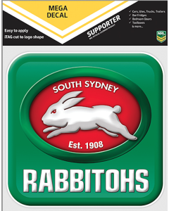 South Sydney Rabbitohs NRL App Icon Mega Team Car Logo Sticker