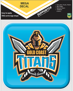 Gold Coast Titans NRL App Icon Mega Team Car Logo Sticker