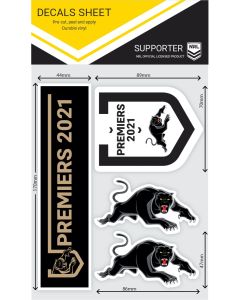 Penrith Panthers NRL 2021 Premiers 3 Logo Decals