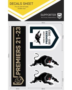 Penrith Panthers NRL 2023 Premiers 3 Logo Decals