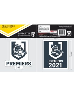 Penrith Panthers NRL 2021 Premiers Mini Decal Stickers