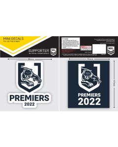 Penrith Panthers NRL 2022 Premiers Mini Decal Stickers