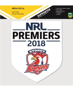 Sydney Roosters NRL 2018 Premiers Mega Sticker
