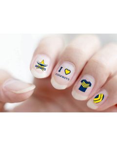 North Queensland Cowboys NRL Nail Art Decals