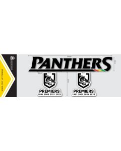 Penrith Panthers NRL 2022 Premiers Printed Lettering Stickers