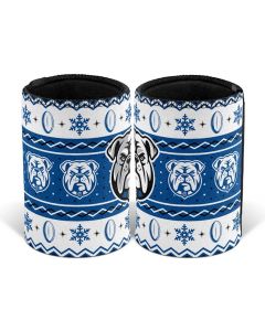 Canterbury Bulldogs NRL Christmas Can Cooler Stubby Holder 2026