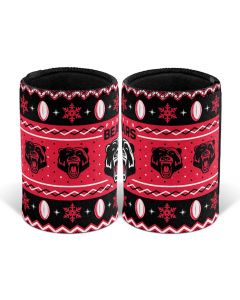 Perth Bears NRL Christmas Can Cooler Stubby Holder 2026