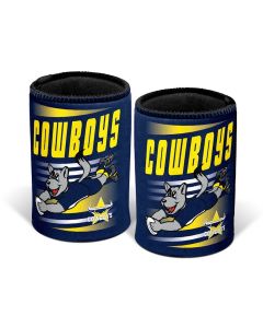 North Queensland Cowboys NRL Retro Can Cooler Stubby Holder