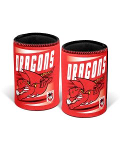 St George Dragons NRL Retro Can Cooler Stubby Holder