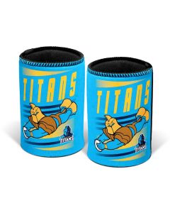 Gold Coast Titans NRL Retro Can Cooler Stubby Holder