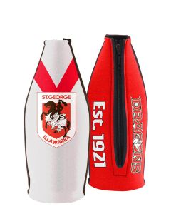 St George Dragons NRL Long Neck Tallie Beer Bottle Cooler Holder Wine Bottle