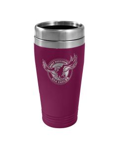 Manly Sea Eagles NRL Stainless Steel Travel Cup Mug