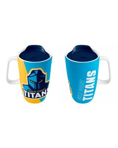 Adelaide Crows AFL Reusable Ceramic Travel Eco Cup Mug with Lid