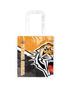 Wests Tigers NRL Laminated Shopping Bag