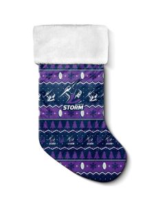 Melbourne Storm NRL Jumbo Christmas Stocking 2026