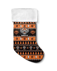 Wests Tigers NRL Jumbo Christmas Stocking 2026