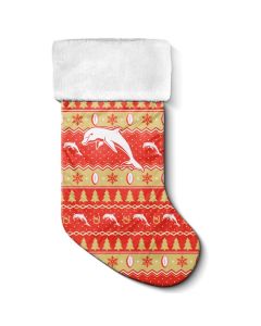 Redcliffe Dolphins NRL Jumbo Christmas Stocking 2026