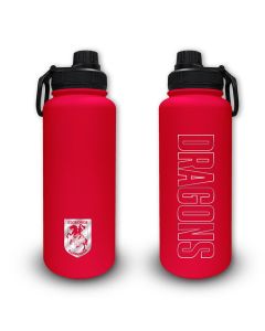 St George Dragons NRL Stainless Steel Double Walled Drink Bottle