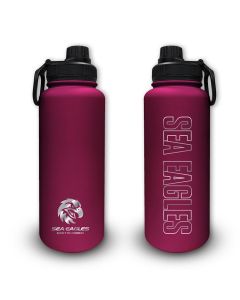 Manly Sea Eagles NRL Stainless Steel Double Walled Drink Bottle