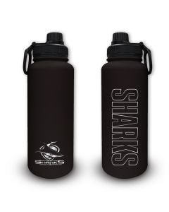 Cronulla Sharks NRL Stainless Steel Double Walled Drink Bottle