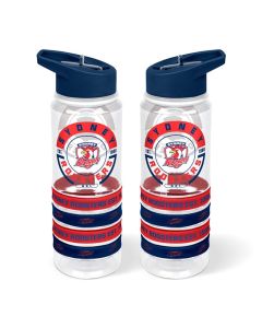 Sydney Roosters NRL Tritan Drink Bottle with Wrist Bands