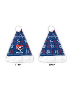 Newcastle Knights NRL Xmas Santa Hat
