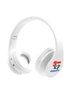 Newcastle Knights NRL Foldable Bluetooth Stereo Headphones