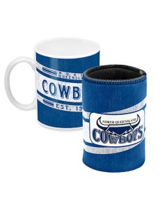 North Queensland Cowboys NRL Mug and Can Cooler Gift Set