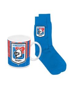 Newcastle Knights NRL Heritage Mug and Socks Set