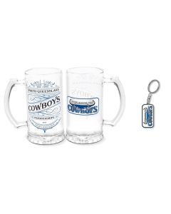 North Queensland Cowboys NRL Heritage Stein and Keyring Set
