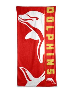 Redcliffe Dolphins NRL Team Bath Beach Towel 