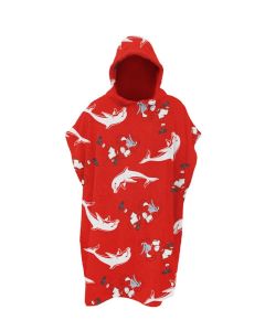 Redcliffe Dolphins NRL Youth Hooded Beach Towel 