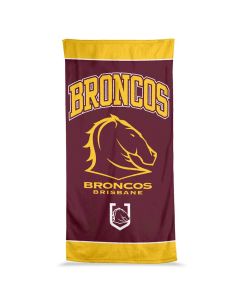 Brisbane Broncos NRL Jumbo Beach Towel 