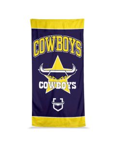 North Queensland Cowboys NRL Jumbo Beach Towel 