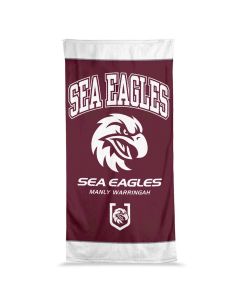 Manly Sea Eagles NRL Jumbo Beach Towel 