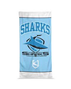 Cronulla Sharks NRL Jumbo Beach Towel 