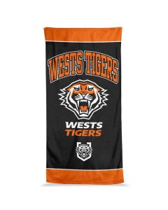 Wests Tigers NRL Jumbo Beach Towel 