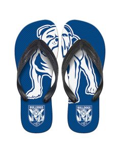 Canterbury Bulldogs NRL Team Flip Flops Size 7/8