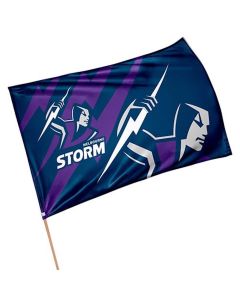 Melbourne Storm NRL Game Day Flag