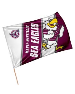 Manly Sea Eagles NRL Retro Mascot Game Day Flag