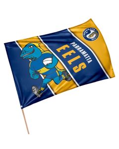 Parramatta Eels NRL Retro Mascot Game Day Flag