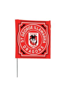St George Dragons NRL Square Game Day Flag