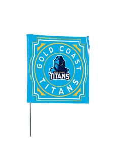 Gold Coast Titans NRL Square Game Day Flag