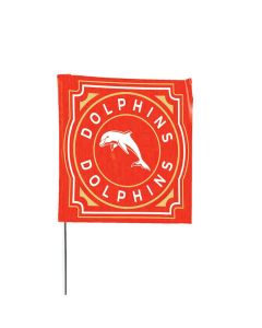 Redcliffe Dolphins NRL Square Game Day Flag