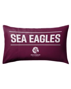 Manly Sea Eagles NRL Team Logo Pillow Case Double Sided