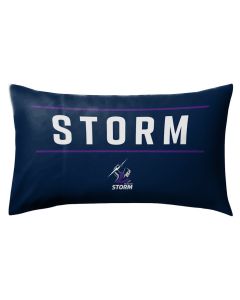 Melbourne Storm NRL Team Logo Pillow Case Double Sided Pillowslip